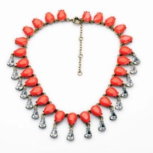 Beautiful crystal statement necklace